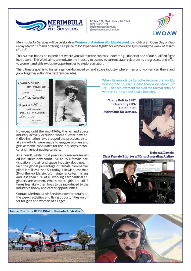 Women of Aviation Worldwide Week Aviation ID Australia