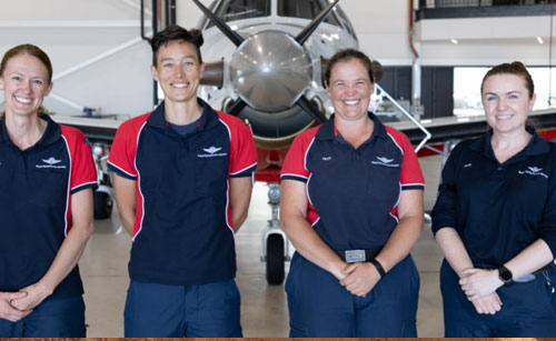 Meet the flying doctor's female pilots